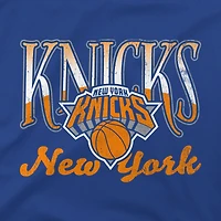 Unisex Stadium Essentials Blue New York Knicks Sky High T-Shirt
