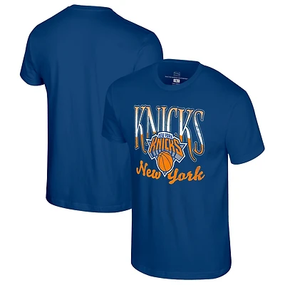 Unisex Stadium Essentials Blue New York Knicks Sky High T-Shirt
