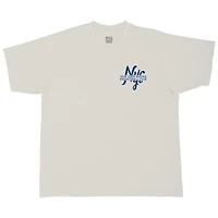 Unisex Stadium Essentials Cream New York Knicks Local Barfly Urban T-Shirt