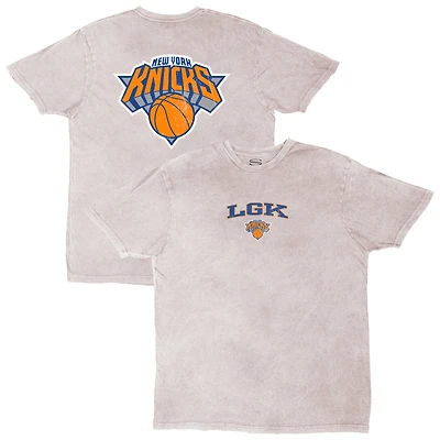 T-shirt vintage surdimensionné gris unisexe Stadium Essentials des New York Knicks