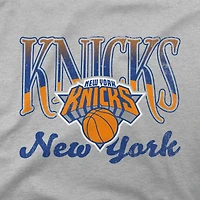 Unisex Stadium Essentials  Heather Gray New York Knicks Sky High T-Shirt