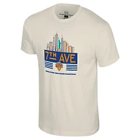 Unisex Stadium Essentials  Natural New York Knicks 7th Avenue Subway T-Shirt
