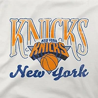 Unisex Stadium Essentials Oatmeal New York Knicks Sky High Hoodie