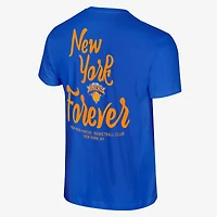 Unisex Stadium Essentials Royal New York Knicks Barfly Urban T-Shirt