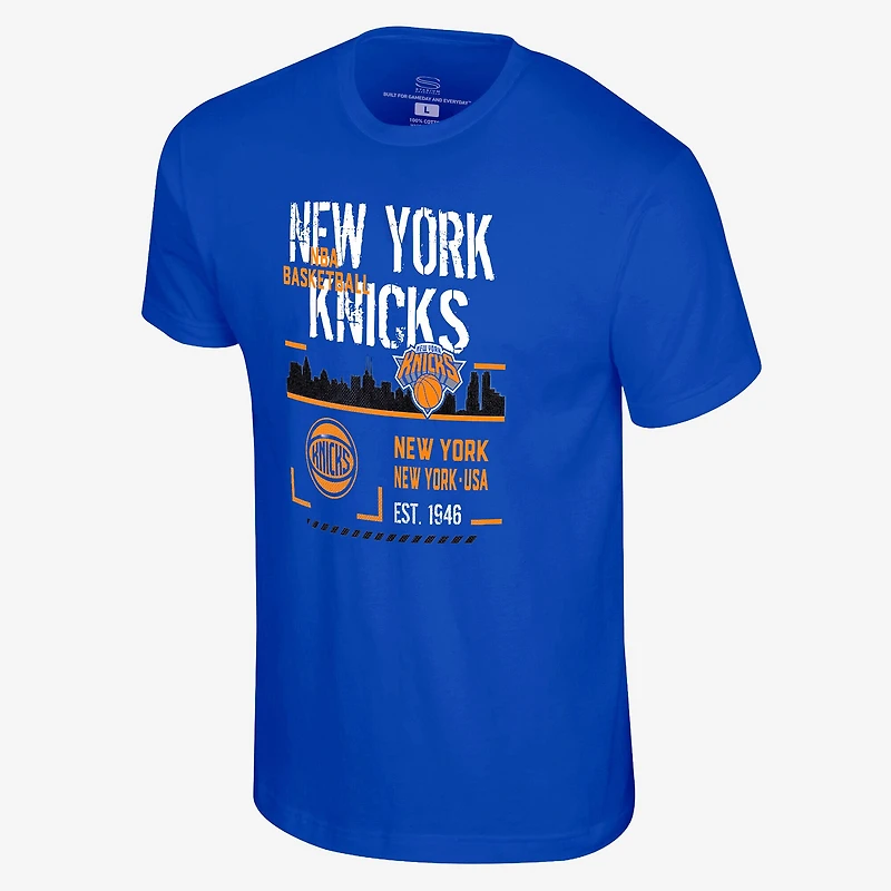 Unisex Stadium Essentials Royal New York Knicks Hideout Boxy T-Shirt