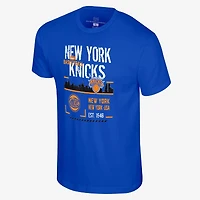 Unisex Stadium Essentials Royal New York Knicks Hideout Boxy T-Shirt