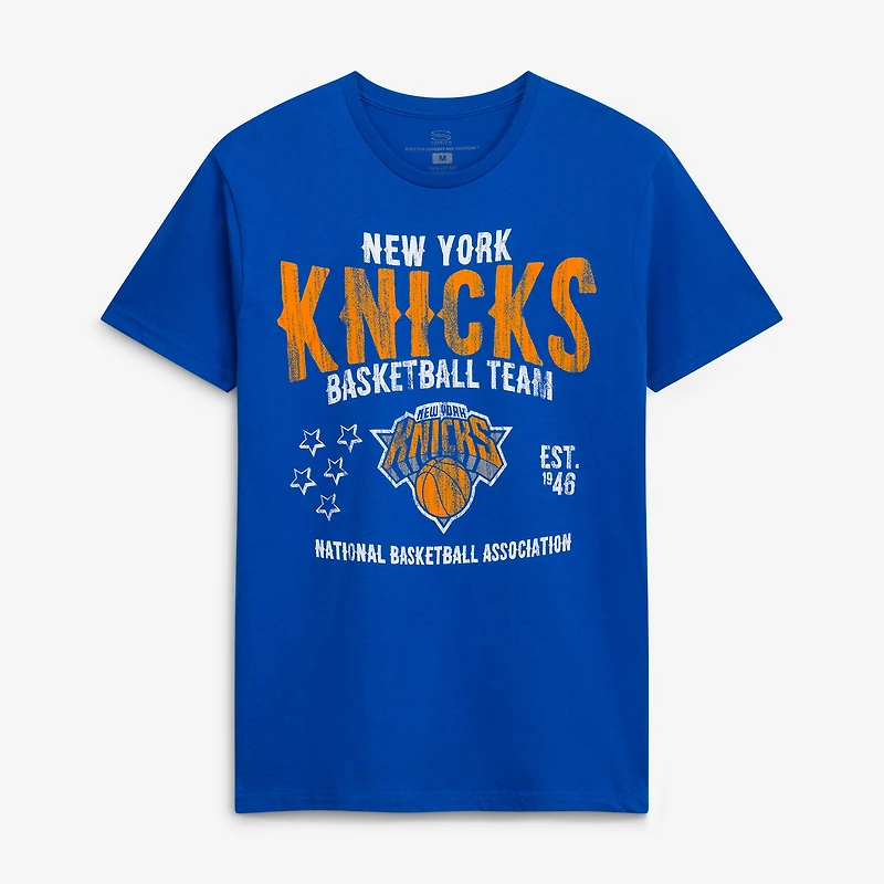 T-shirt unisexe Stadium Essentials Royal New York Knicks Shapeshifter