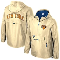 Unisex Stadium Essentials Tan New York Knicks 2025/26 City Edition Compete Quarter-Zip Hoodie Jacket