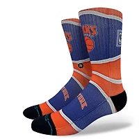 Unisex Stance  Orange New York Knicks Mini Ball Hardwood Classics Crew Socks