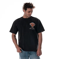T-shirt unisexe The Wild Collective noir New York Knicks, oversize streetwear