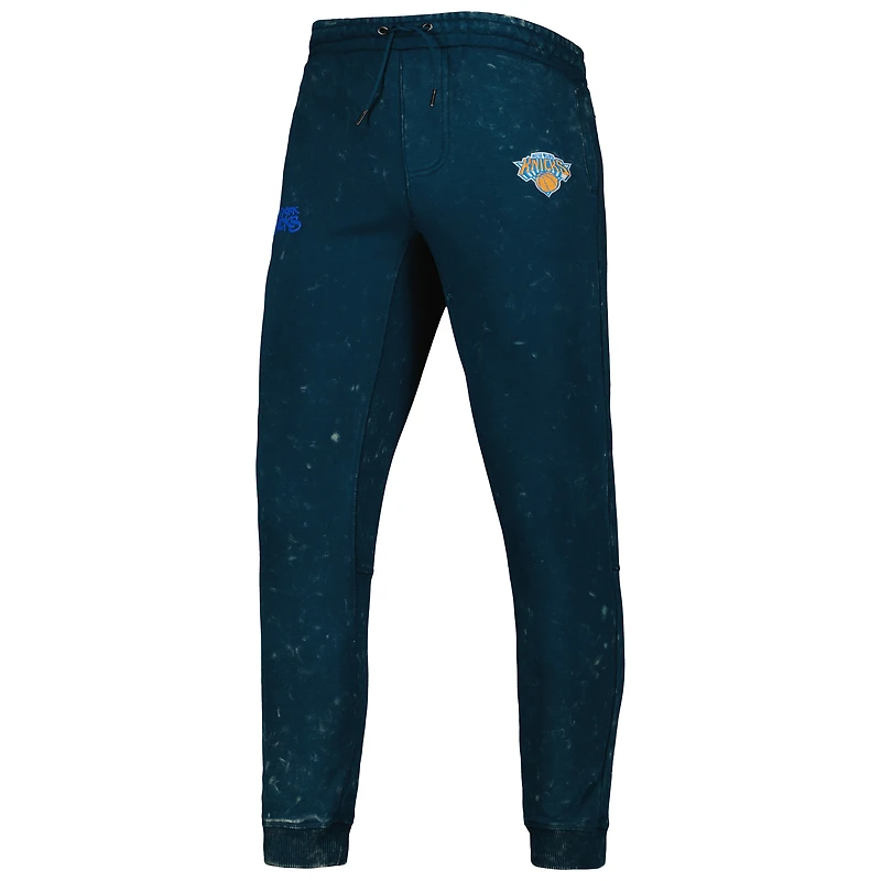 Pantalon de jogging unisexe The Wild Collective Blue New York Knicks Acid Tonal