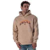 Sweat à capuche unisexe The Wild Collective Tan New York Knicks Mantra Premium