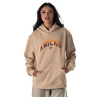 Sweat à capuche unisexe The Wild Collective Tan New York Knicks Mantra Premium