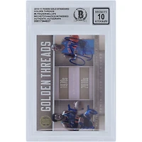 Walt Frazier & Chauncey Billups New York Knicks Autographed 2010-11 Panini Gold Standard Golden Threads #6 #/299 Beckett Fanatics Witnessed Authenticated 10 Card