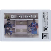 Walt Frazier & Chauncey Billups New York Knicks Autographed 2010-11 Panini Gold Standard Golden Threads #6 #/299 Beckett Fanatics Witnessed Authenticated 10 Card