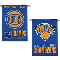 WinCraft New York Knicks 2026 NBA Finals Champions Double-Sided 28" x 40" Vertical Banner