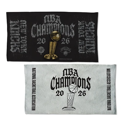 WinCraft New York Knicks 2026 NBA Finals Champions Locker Room 22" x 42" Double-Sided On-Court Celebration Towel