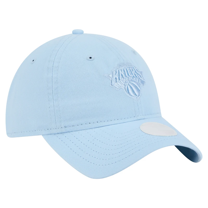 Women's New Era Light Blue New York Knicks Colorpack 9TWENTY Adjustable Hat