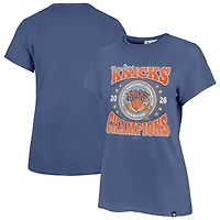 Women's '47 White New York Knicks Three-Time NBA Finals Champions Frankie T-Shirt