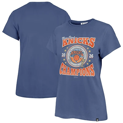Women's '47 White New York Knicks Three-Time NBA Finals Champions Frankie T-Shirt