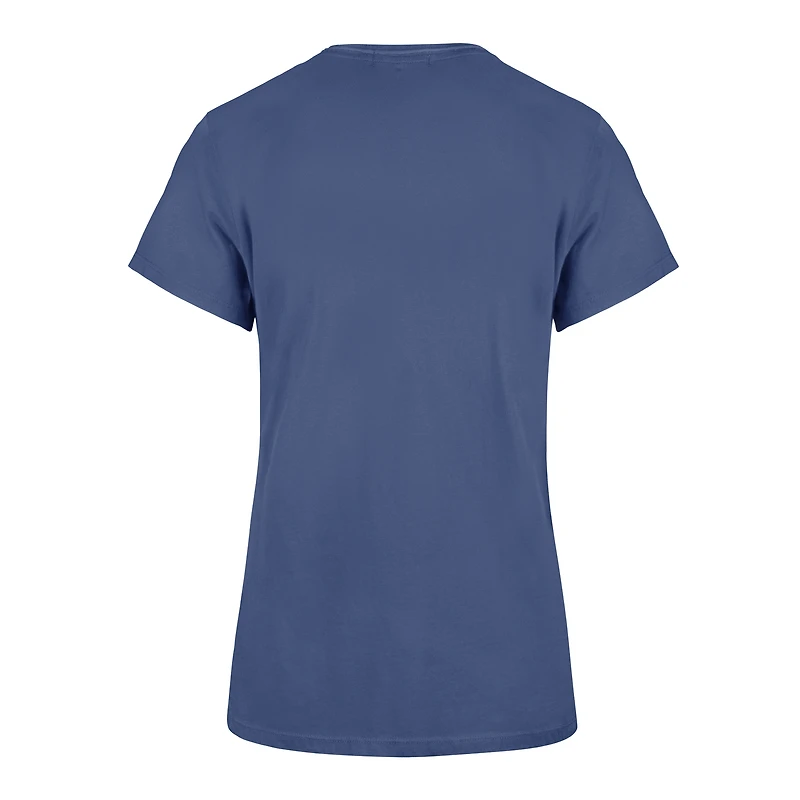 Women's '47  Blue New York Knicks Tail Sweep Frankie T-Shirt