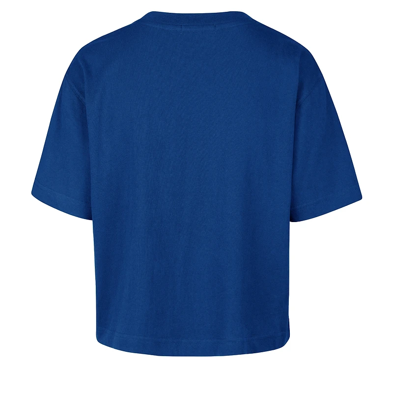 Women's '47 Blue New York Knicks Vibe Check Reed City T-Shirt
