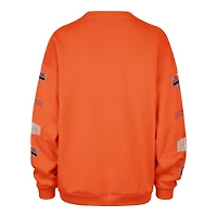 Women's '47 Orange New York Knicks 2025/26 City Edition Go Big Oversized Sweatshirt