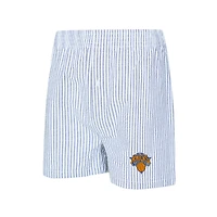 Women's Concepts Sport  Blue/White New York Knicks Copeland T-Shirt & Shorts Sleep Set