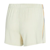 Women's Concepts Sport Cream New York Knicks Kaki Hacci Knit Long Sleeve Top & Shorts Set