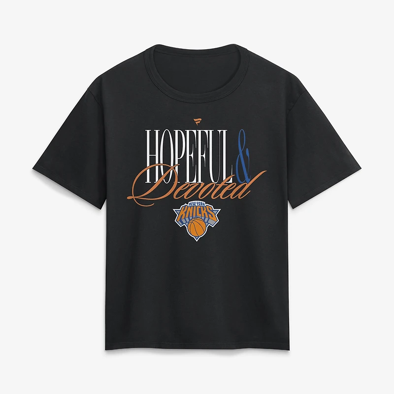 Women's Fanatics Blue New York Knicks NY Forever Cotton T-Shirt