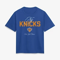 Women's Fanatics Blue New York Knicks NY Forever Cotton T-Shirt