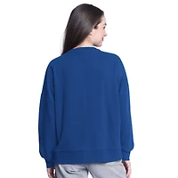 Women's G-III 4Her by Carl Banks Blue New York Knicks Athletic Pullover Sweatshirt