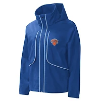 Sweat à capuche zippé pour femme G-III 4Her by Carl Banks New York Knicks Last Shot bleu