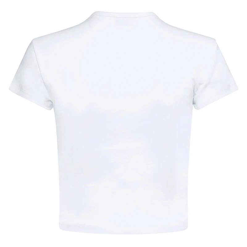 Women's Hype and Vice White New York Knicks Cropped Baby T-Shirt