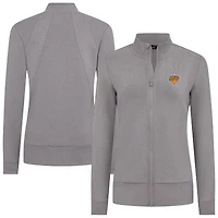 Veste zippée intégrale Shine grise pour femme des New York Knicks de Levelwear