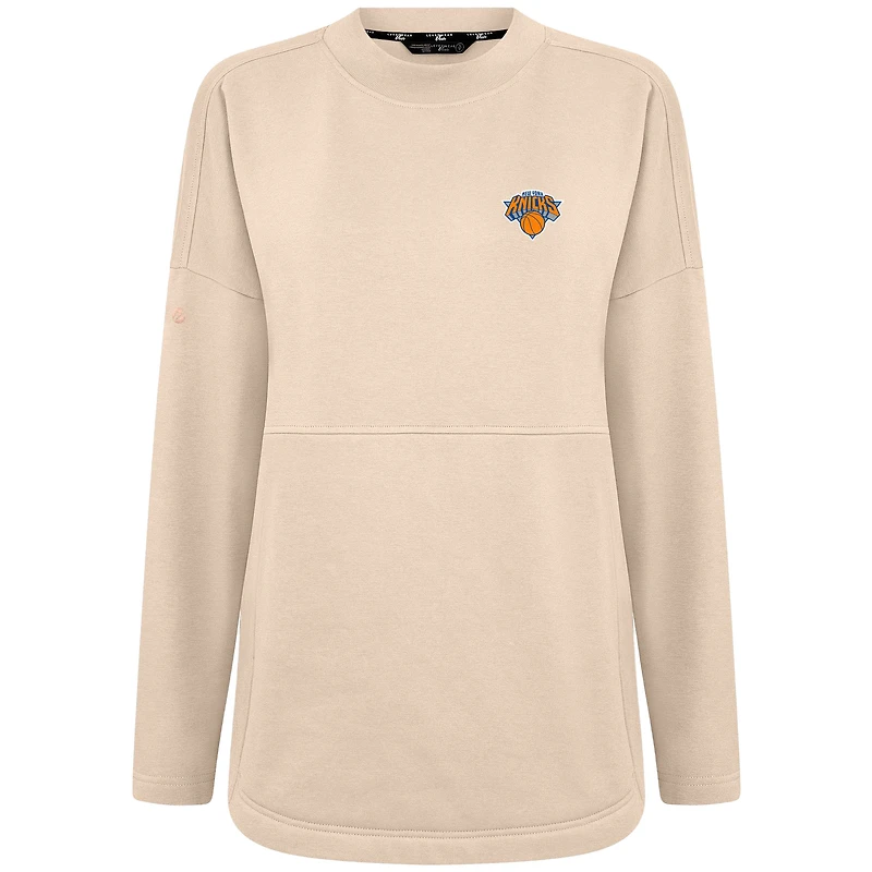 Sweat-shirt kaki Beaudry pour femme des New York Knicks