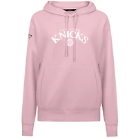 Women's Levelwear  Light Pink New York Knicks Mother's Day Adorn Arched Pullover Hoodie