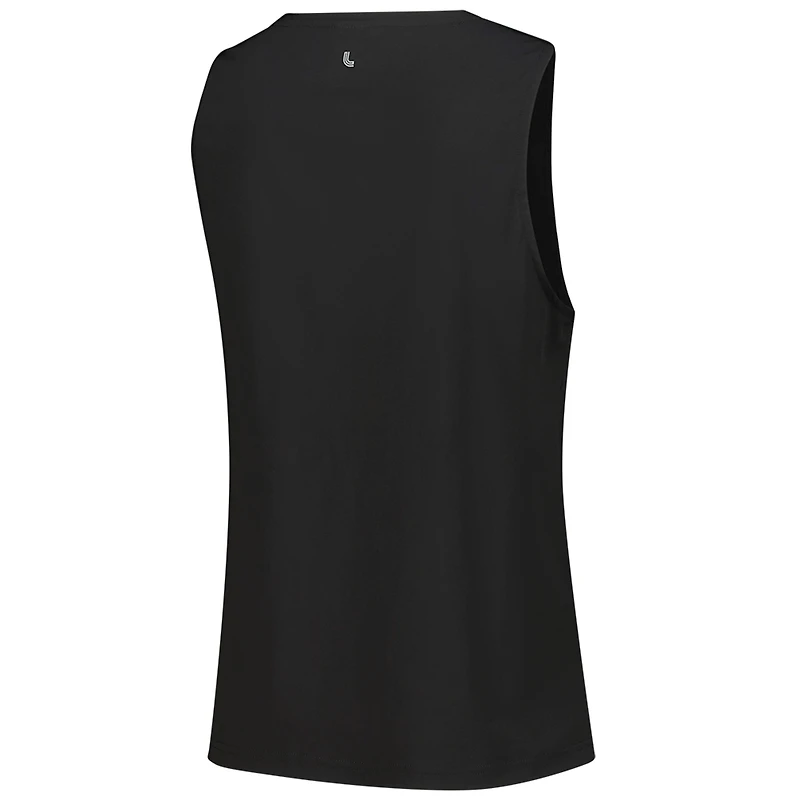 Women's Lolë Black New York Knicks Olivie Tank Top