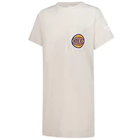 Women's Lolë  Cream New York Knicks Effortless Tri-Blend T-Shirt Dress