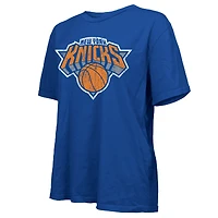 T-shirt oversize pour femme Majestic Threads Royal New York Knicks