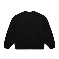Women's Mitchell & Ness Black New York Knicks Hardwood Classics Home Team Pullover Sweatshirt