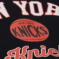 Sweat-shirt en polaire premium noir Mitchell & Ness pour femme, New York Knicks