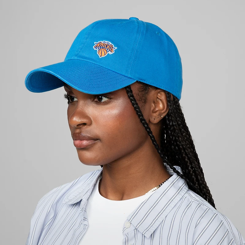 Women's Mitchell & Ness Blue New York Knicks Micro Lefty Adjustable Hat