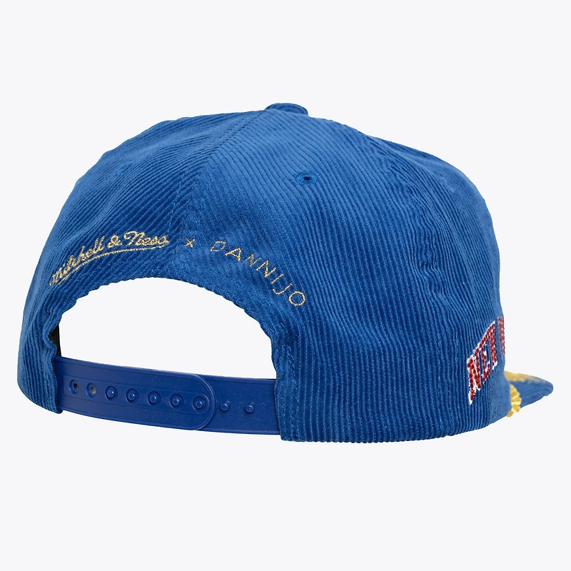 Women's Mitchell & Ness x DANNIJO Blue New York Knicks Deadstock Cord Snapback Hat
