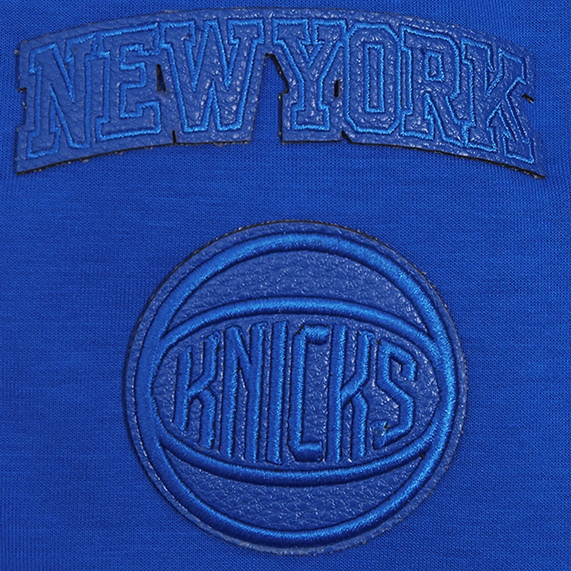 Women's Pro Standard Blue New York Knicks Triple Tonal Full-Zip Hoodie