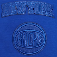 Women's Pro Standard Blue New York Knicks Triple Tonal Full-Zip Hoodie