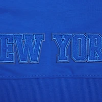 Women's Pro Standard Blue New York Knicks Triple Tonal Full-Zip Hoodie