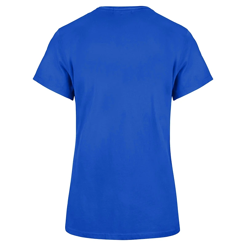 Women's Profile Blue New York Knicks Plus Comeback V-Neck T-Shirt