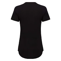 Women's Sportiqe Black New York Knicks Phoebe Super Soft Tri-Blend T-Shirt