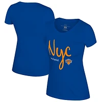 Women's Stadium Essentials  Blue New York Knicks Third Quarter T-Shirt